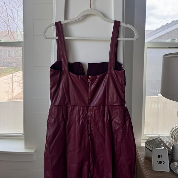 NOOKIE LEONA MIDI DRESS - WINE - Picture 7 of 7